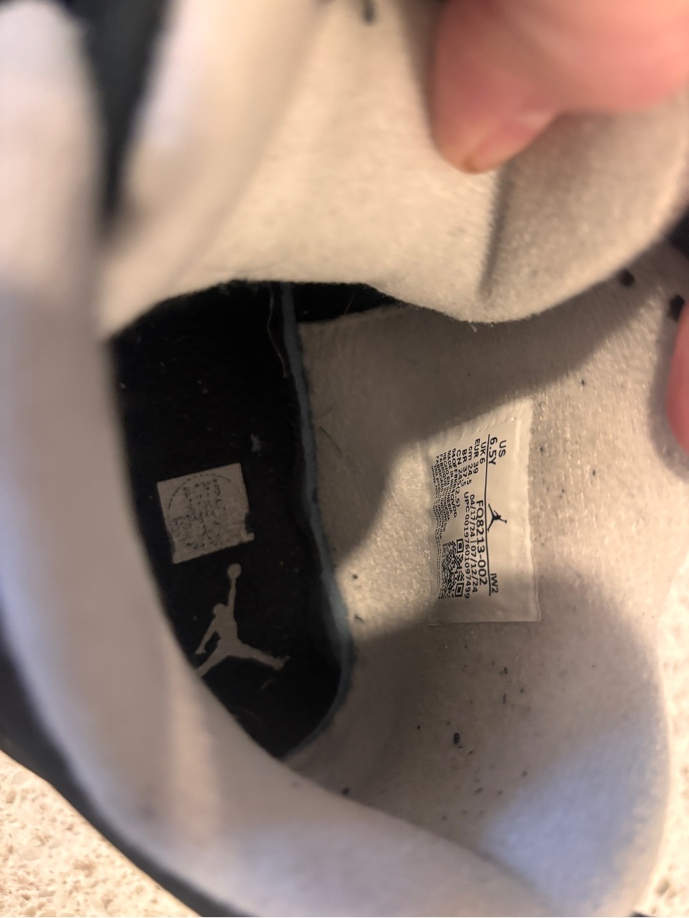 Nike Jordan’s 4 retro fear (2024) 6.5 men’s - Picture 8 of 16
